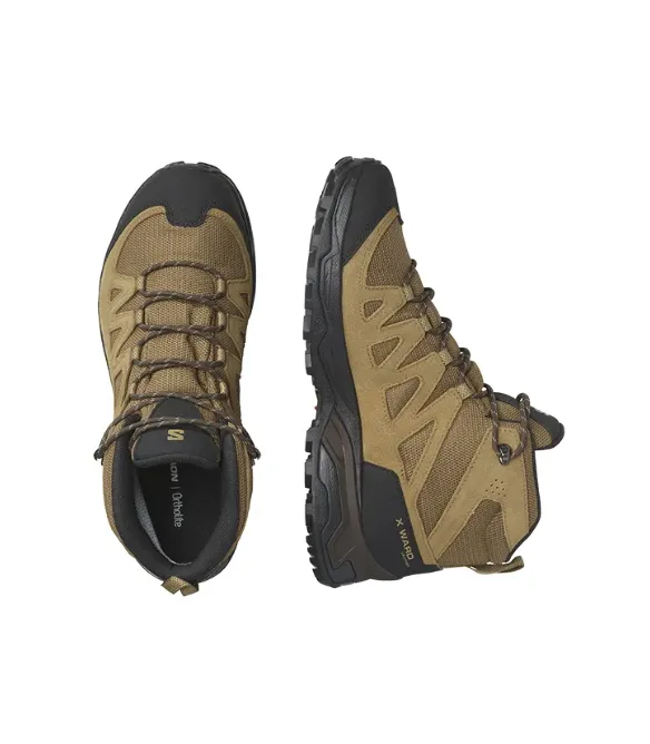 Salomon Mens X Ward Leather Mid GTX